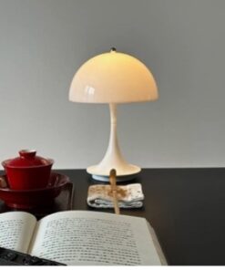 Đèn Trang Trí Bàn Mushroom Lamp Phong Cách Minimalist