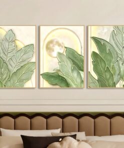 Tranh Decor Tường Lá Chuối Xanh Pastel – Mang Thiên Nhiên Vào Ngôi Nhà Bạn